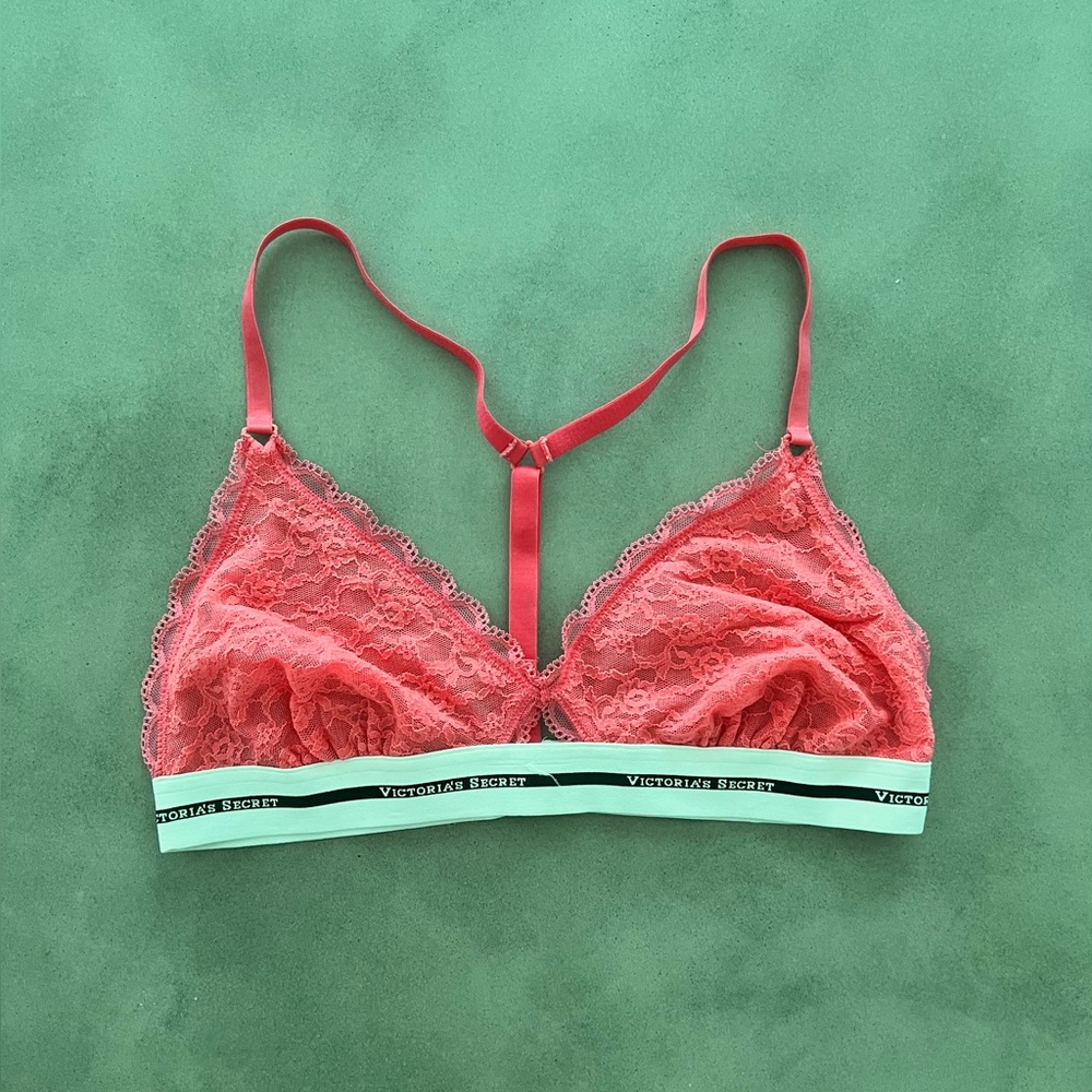 Victoria's Secret Pink Lace Triangle Bralette
